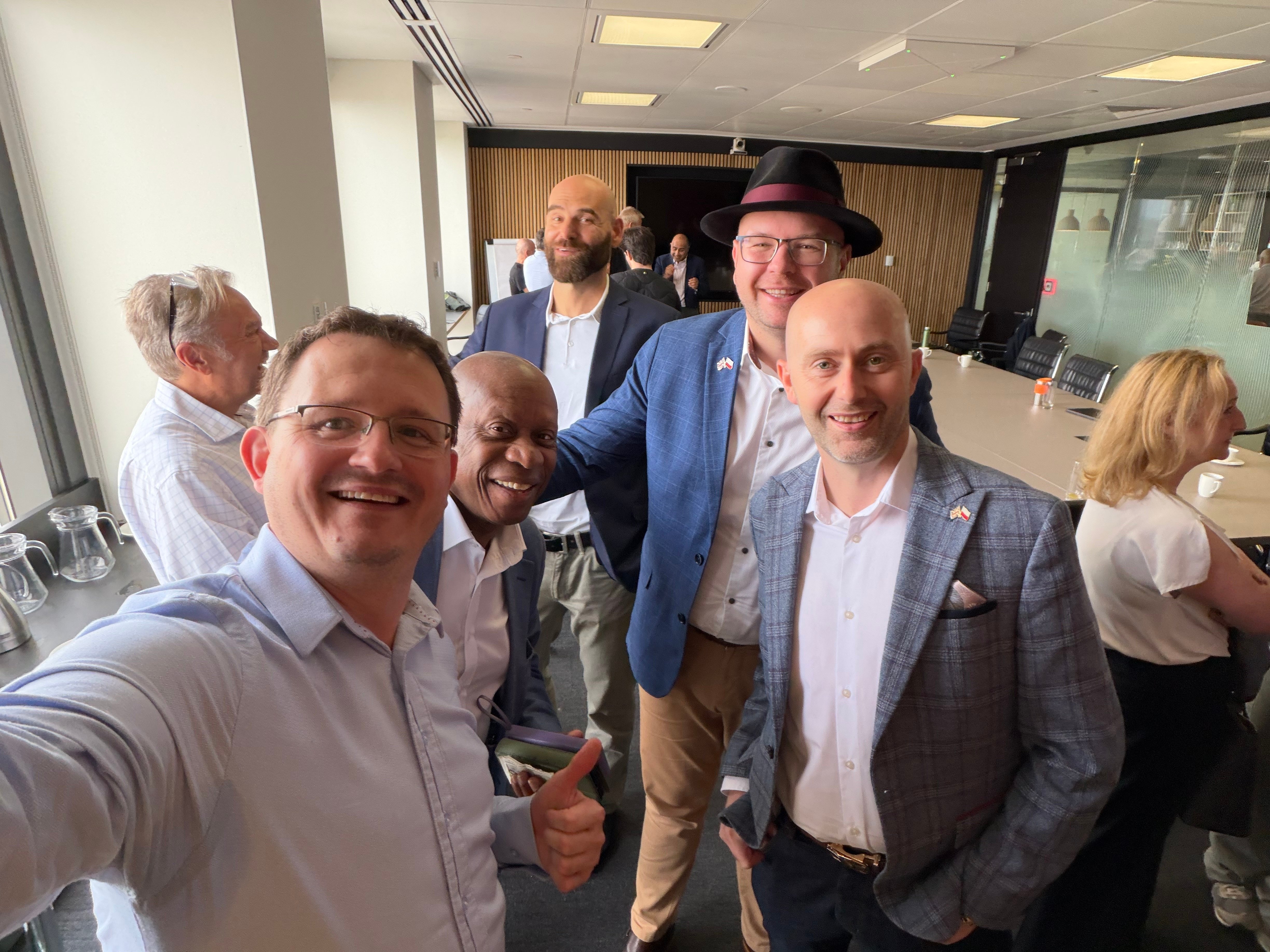 Tech rounbdtable selfie